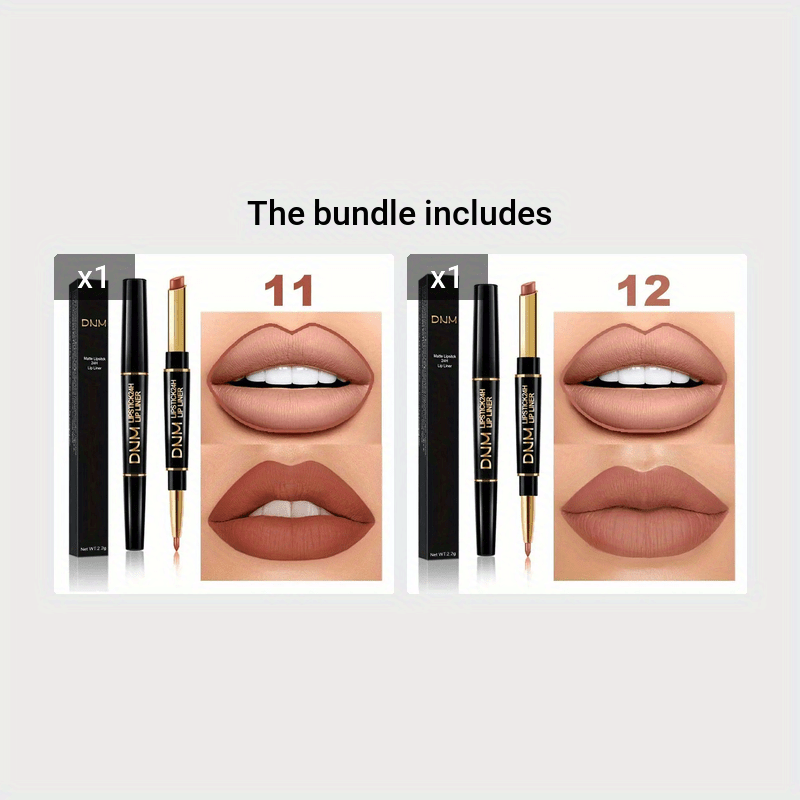 2-in-1 Waterproof Matte Lip Liner & Pencil - LIPOXI