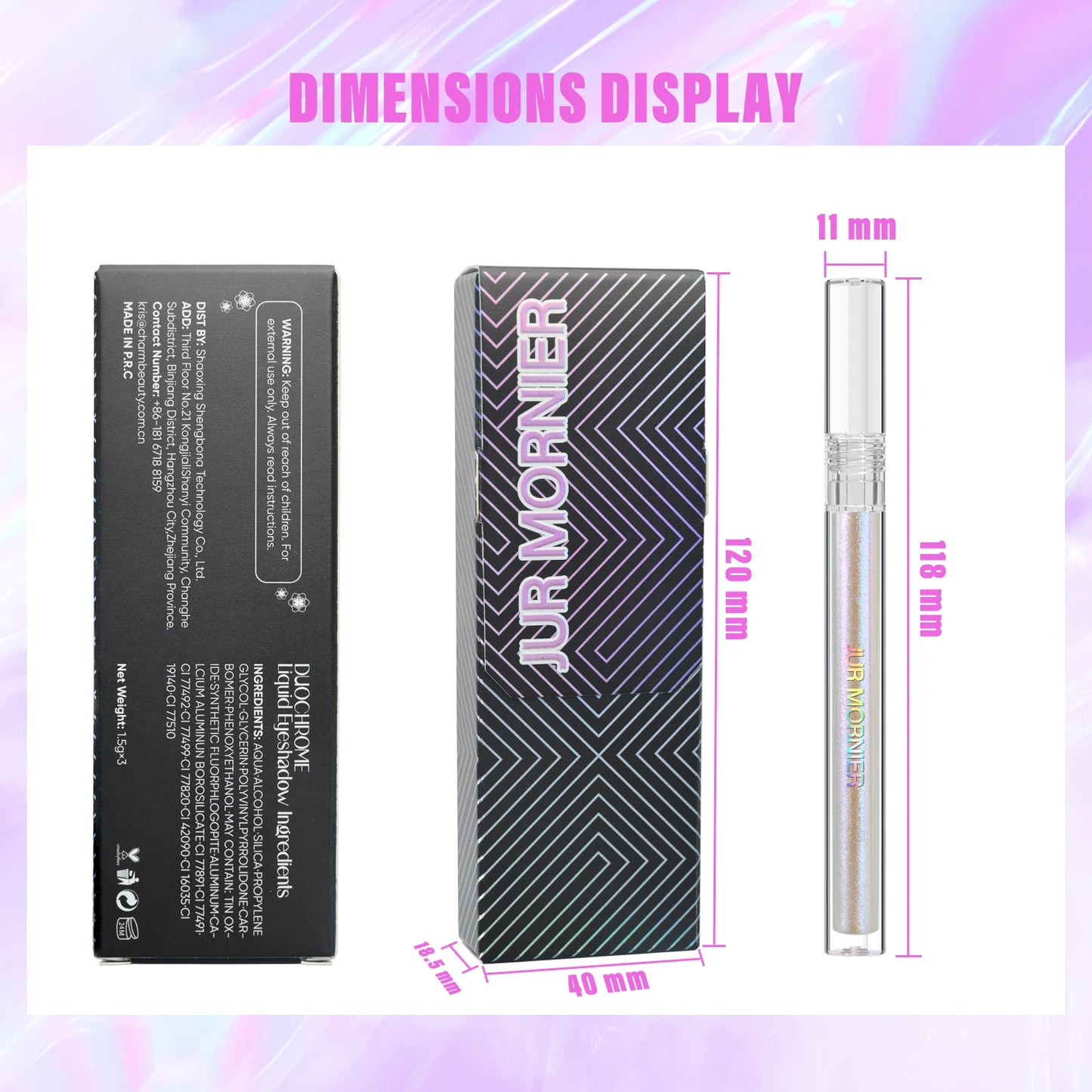 3-Piece High-Pigment Liquid Eyeshadow Set - LIPOXI