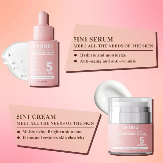 4-Piece 5-in-1 Hyaluronic Skincare Set - LIPOXI