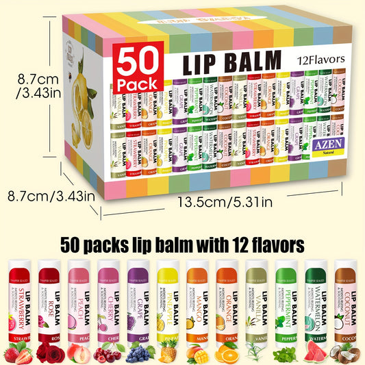 50 Lip Balm Gift Set - LIPOXI