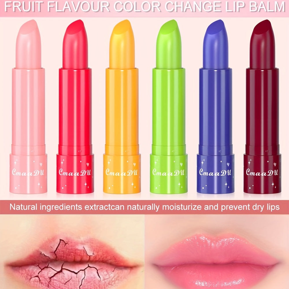 6 Pcs Color-Changing Lip Balm Set - LIPOXI