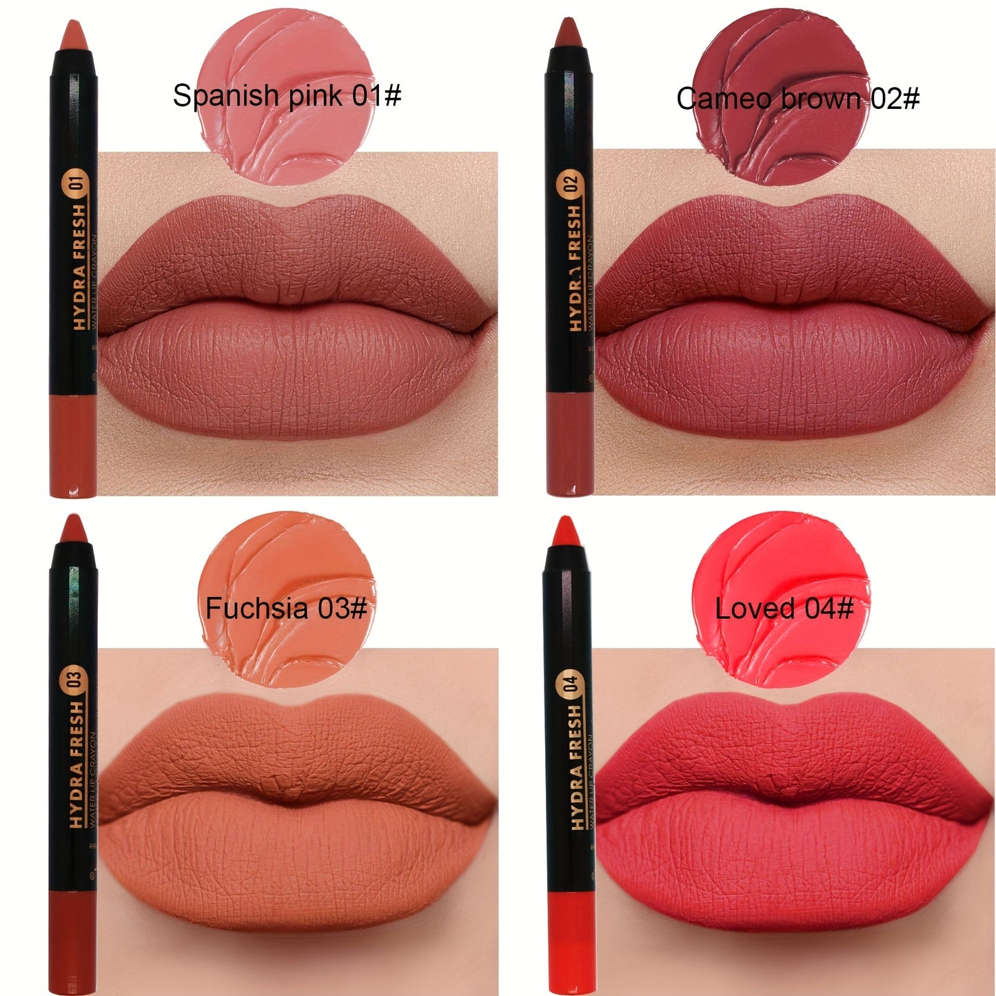Crayon Lipstick Pencil Set - LIPOXI