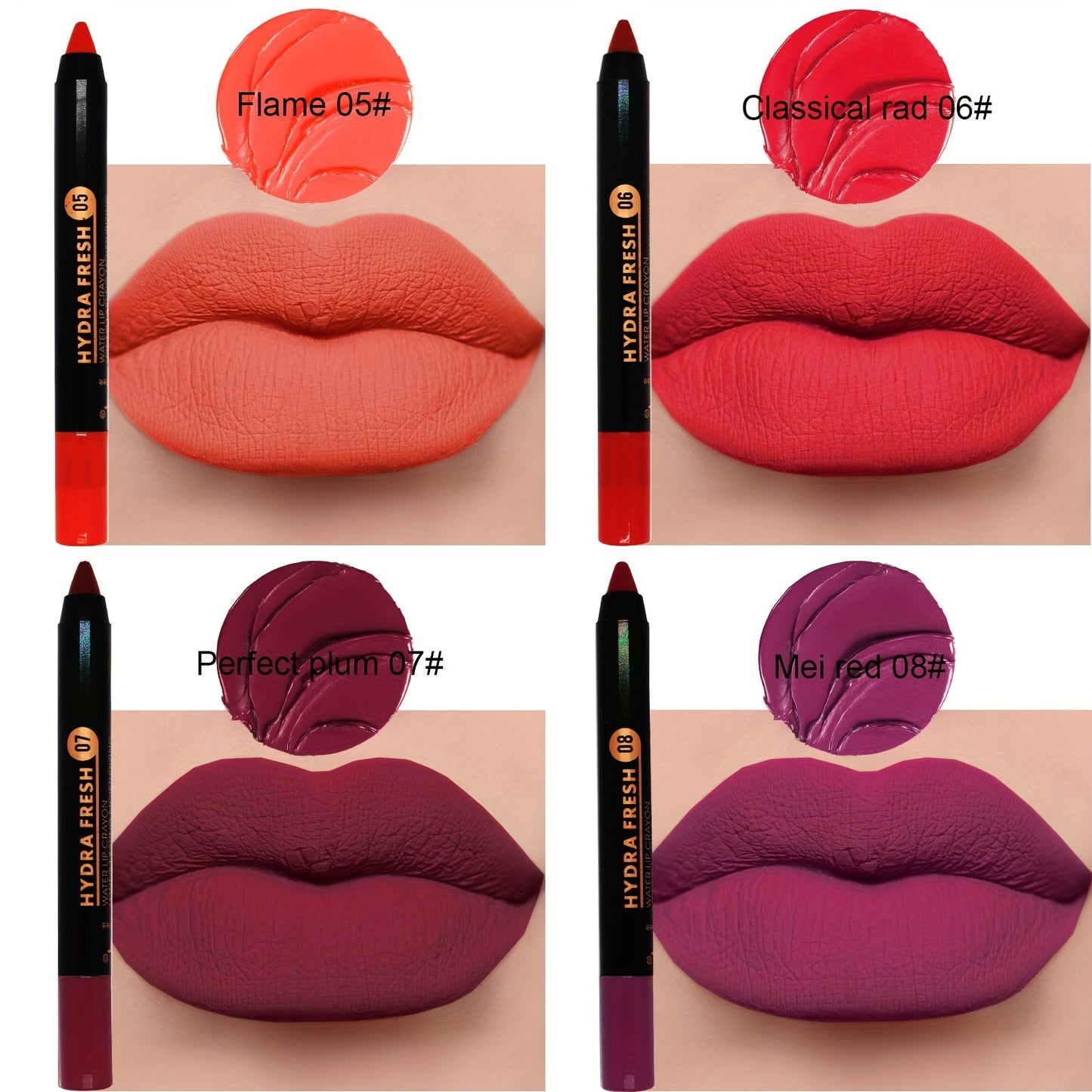 Crayon Lipstick Pencil Set - LIPOXI