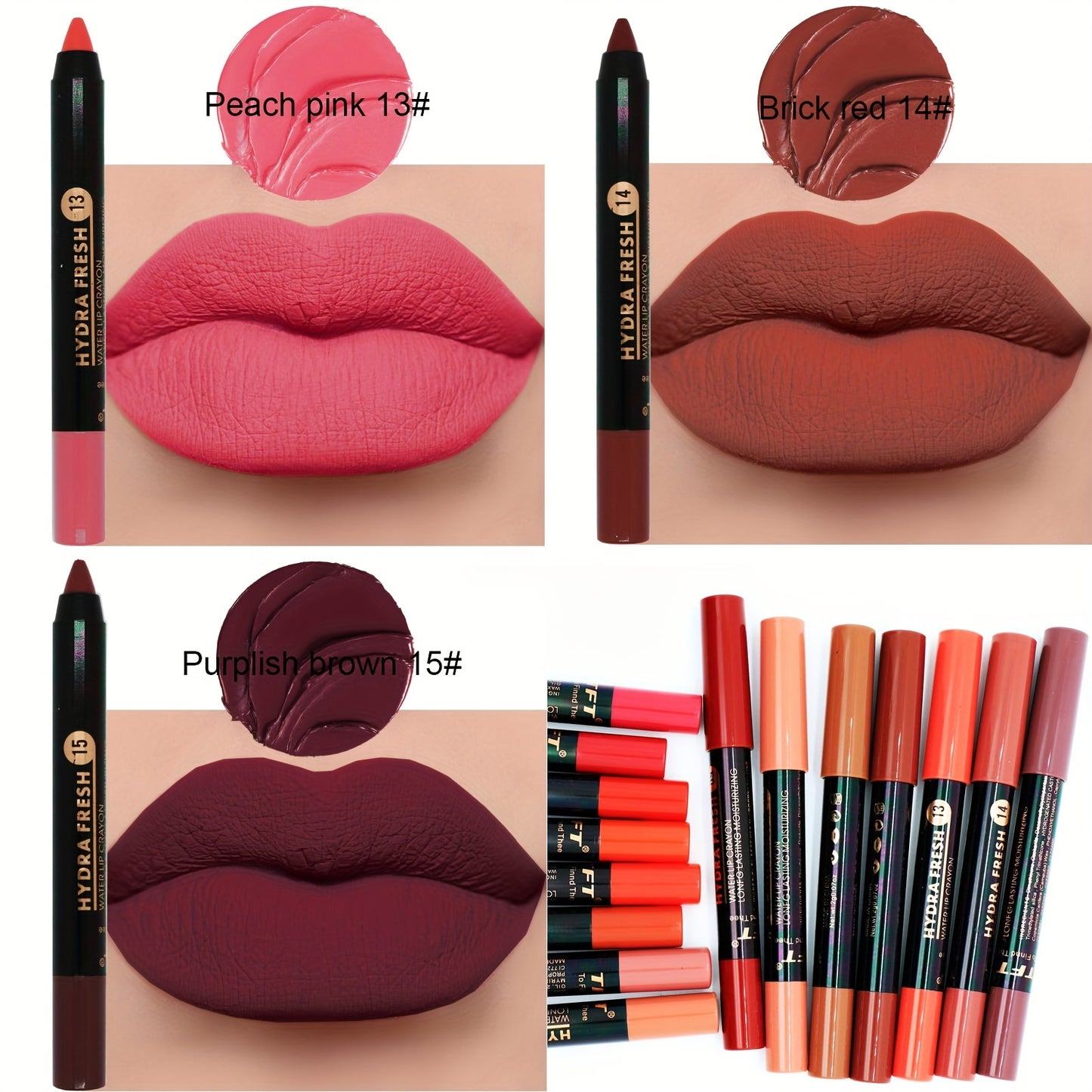 Crayon Lipstick Pencil Set - LIPOXI
