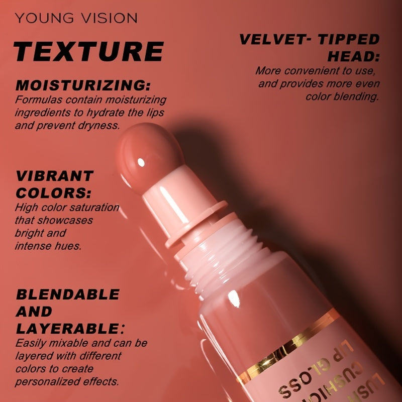 Cushion-Tip Glossy Lip Glaze - LIPOXI
