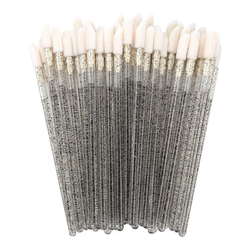 Diamond Crystal Mascara & Lip Brush Set - LIPOXI