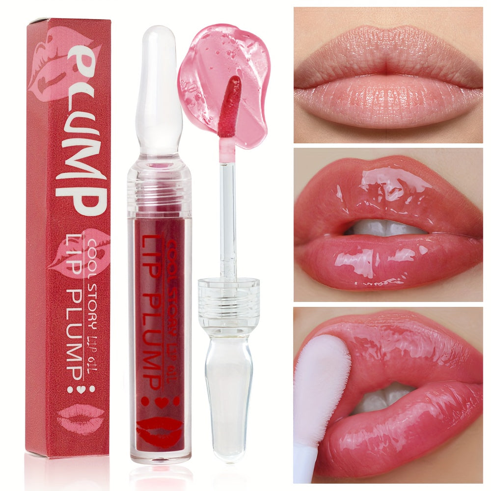 Glossy Red Tinted Lip Oil - LIPOXI