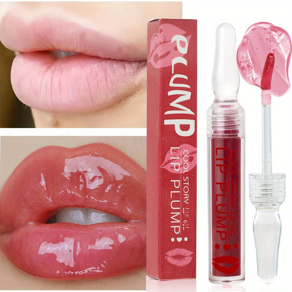 Glossy Red Tinted Lip Oil - LIPOXI