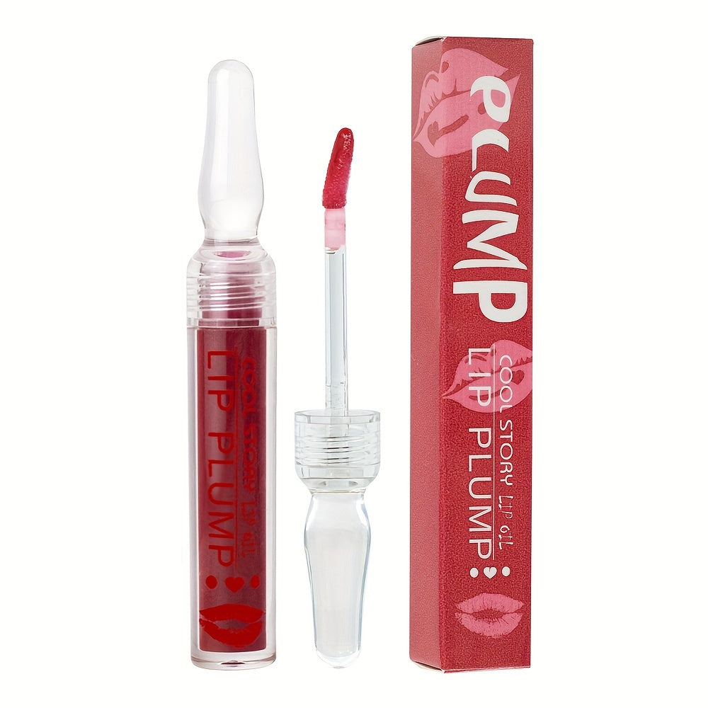 Glossy Red Tinted Lip Oil - LIPOXI