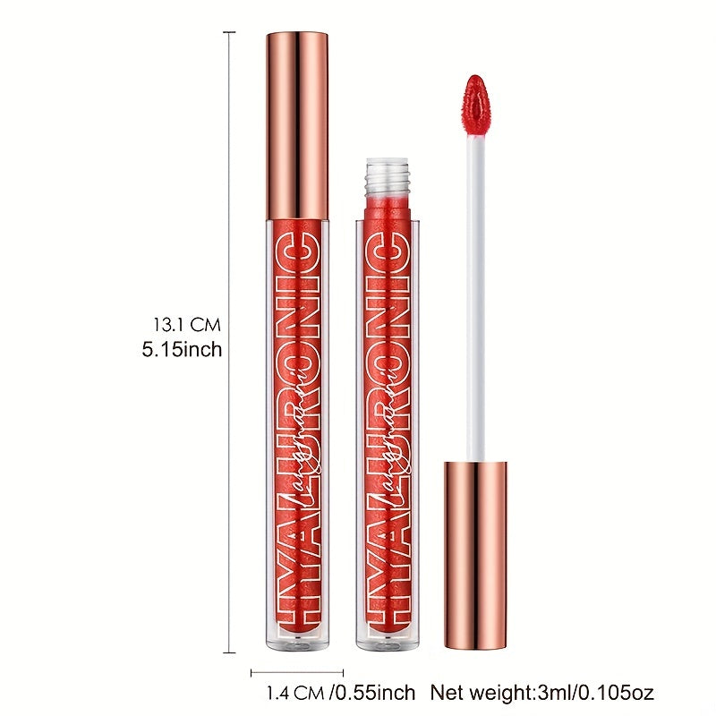 Hyaluronic Acid Glitter Lip Gloss Set - LIPOXI