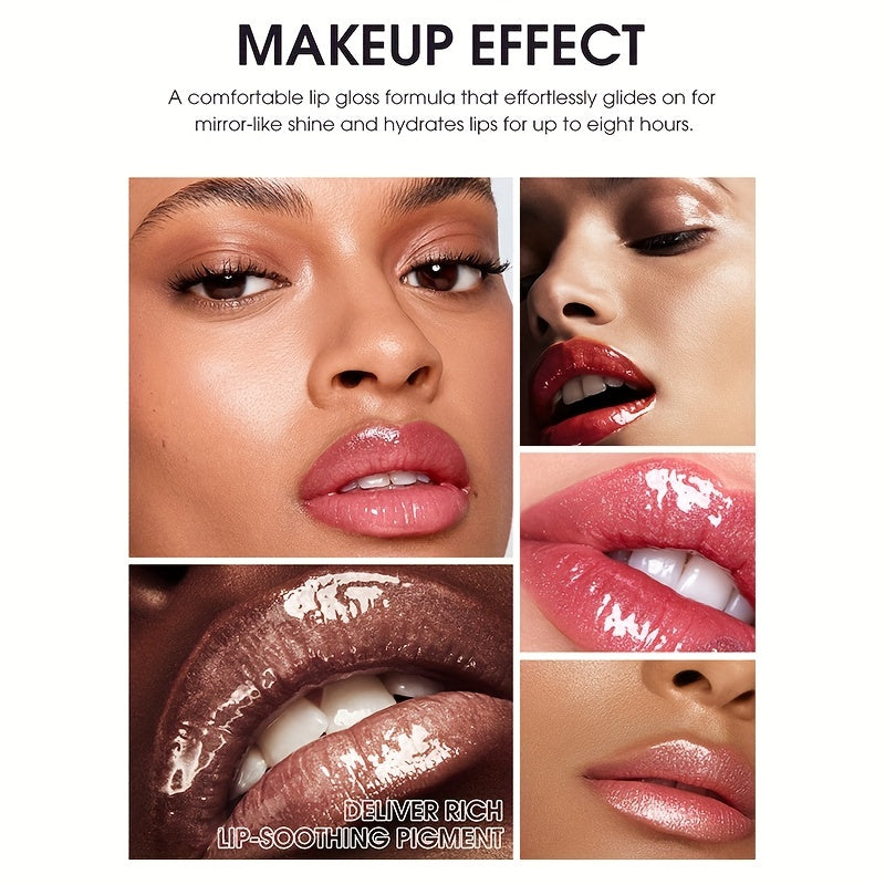 Hyaluronic Acid Glitter Lip Gloss Set - LIPOXI