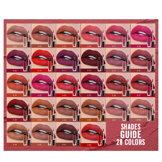 IMAGIC Matte 28 Color Sexy Matte Lipstick Lipgloss Waterproof Long Lasting - LIPOXI
