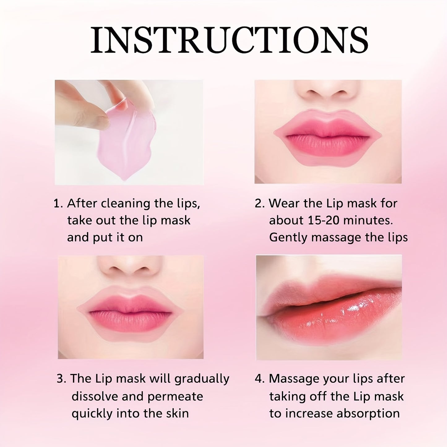Luxe Collagen Lip Masks - LIPOXI