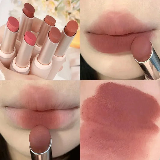 Matte Misty Lipstick 6 Colors Waterproof Non Sticky Cup - LIPOXI
