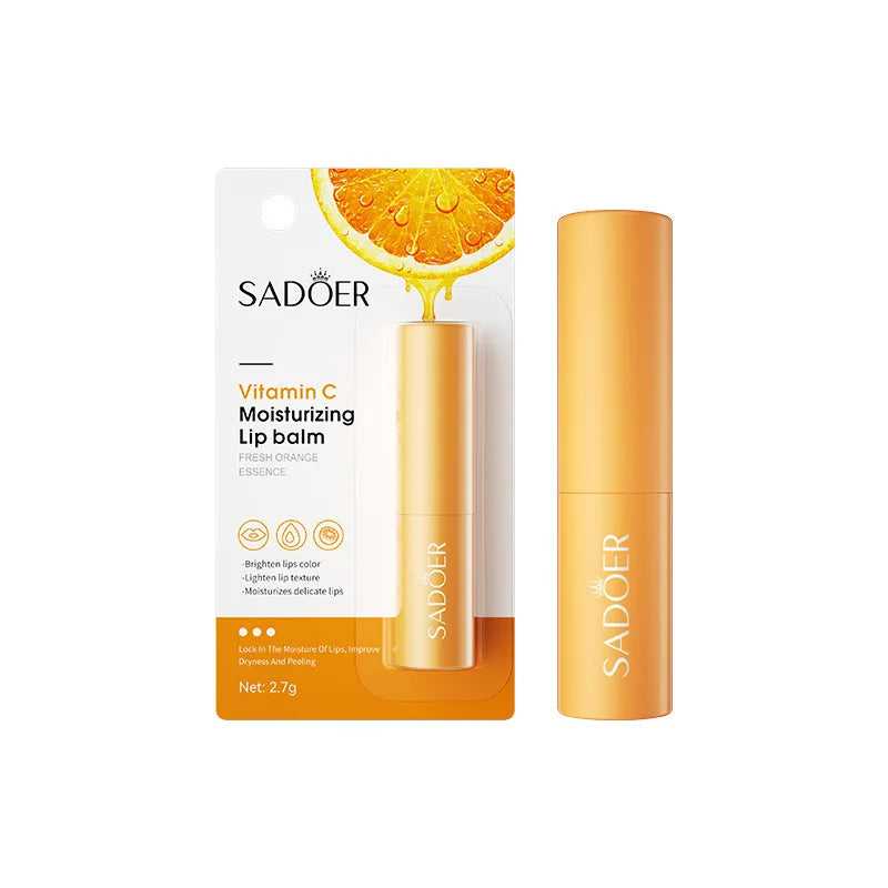SADOER Vitamin C Lip Balm - Nourishing Hydration & Brightening Care SADOER Vitamin C Lip Balm - Nourishing Hydration & Brightening Care