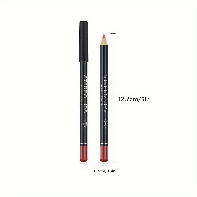 Ultimate Lip Liner Collection: 12 Vibrant Shades - LIPOXI