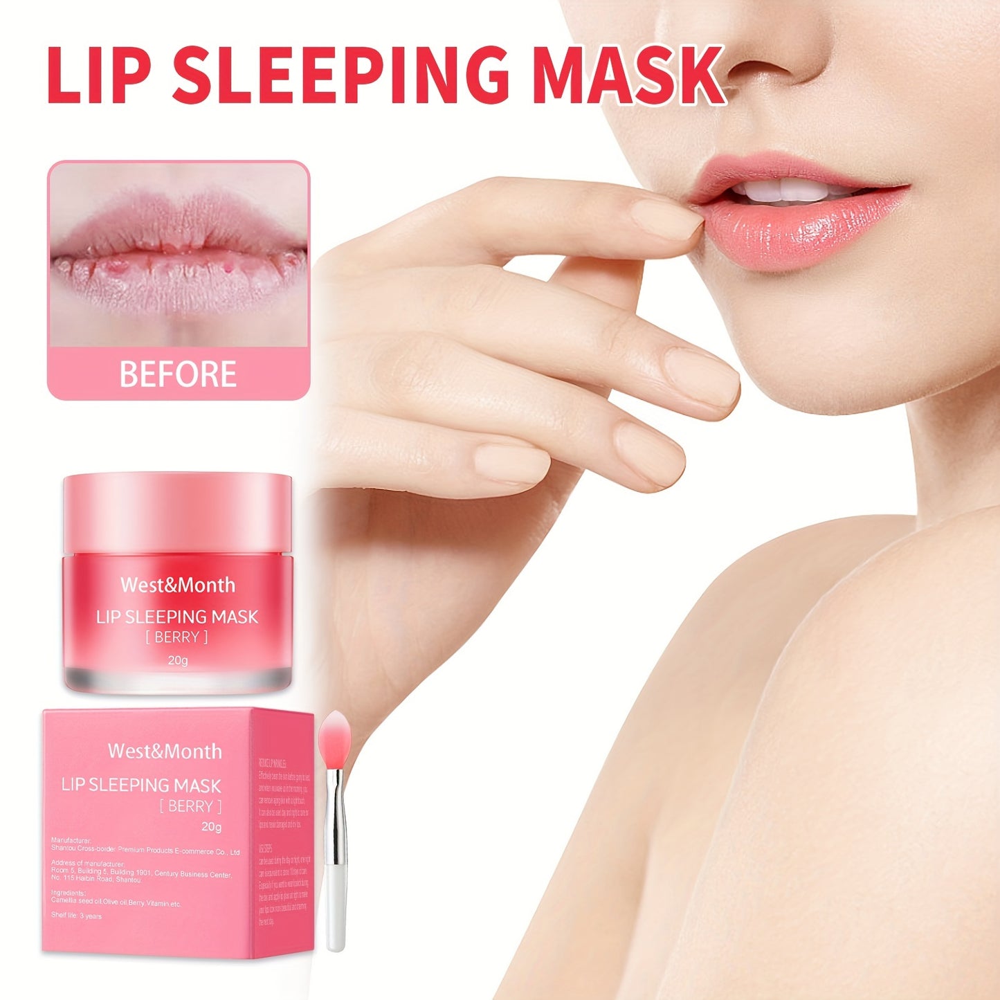 West&Month Overnight Lip Mask - LIPOXI
