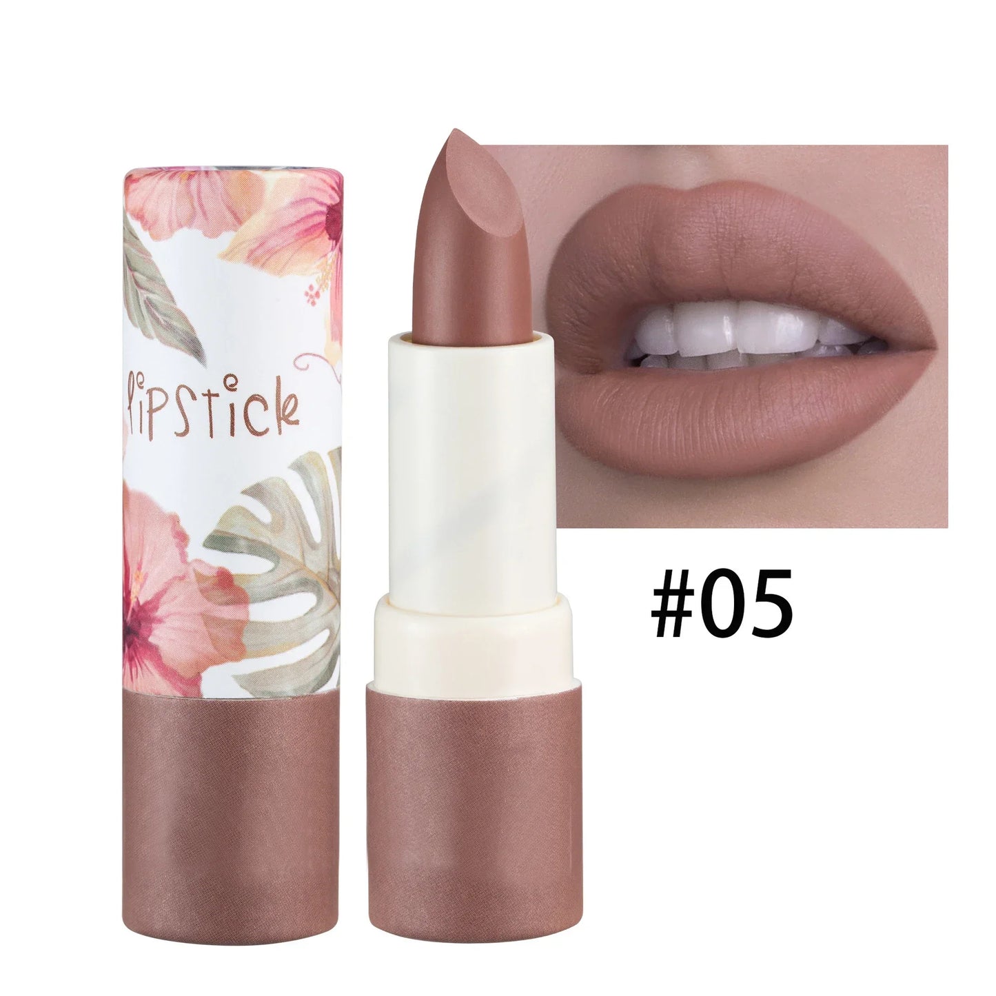 YIYUEQIANLI Nude Velvet Matte Lipstick - LIPOXI