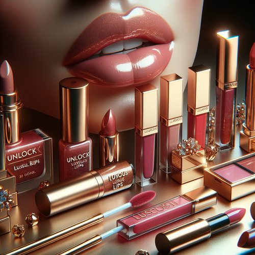 Unlock Luscious Lips: Luxe Gloss & Vibrant Lipsticks Await