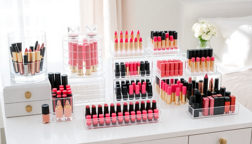 DIY Aufbewahrungs- und Ordnungstricks für die Lippenstift-Sammlung der Lippenstift-Liebhaberin