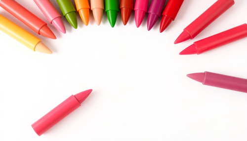 Entfesseln Sie die Kraft von 8 Farben: Warum ein Lippenstift-Set im Wachsmalstift-Format perfekt für Anfänger ist