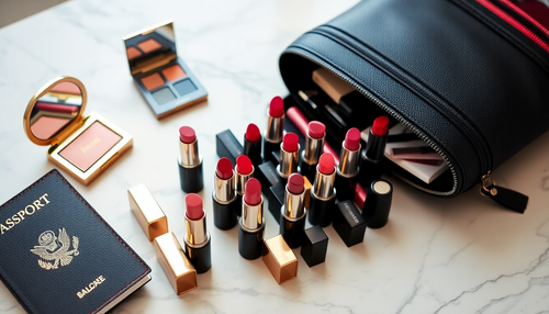 The Lipstick Lover's Travel Essentials: Packing for the Perfect Pout on the Go