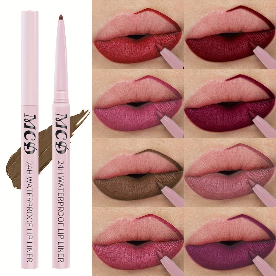 MCD Waterproof Lip Liner Crayon Set - LIPOXI