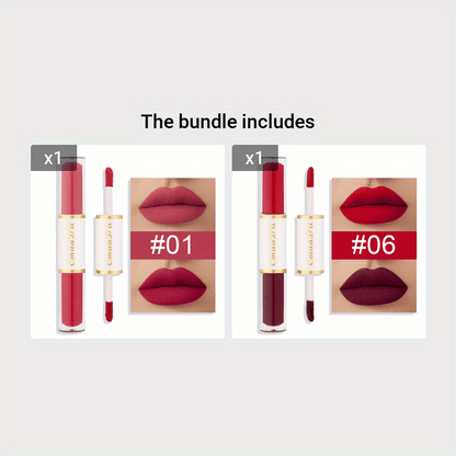 Velvet Matte Lip Gloss Duo - LIPOXI