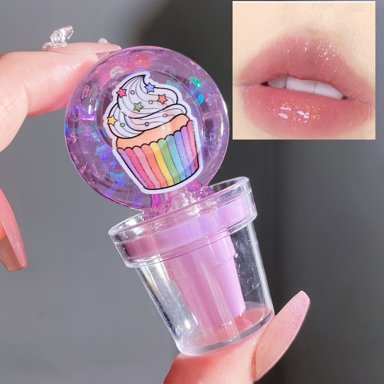 Sweet & Sparkly Cartoon Lip Gloss - LIPOXI