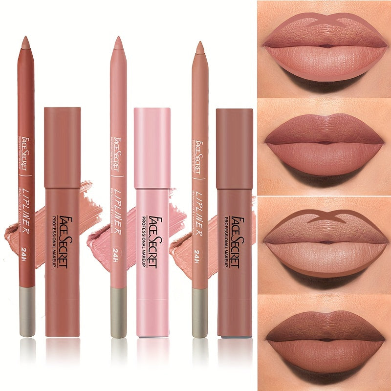 6-Color Lip Liner & Gloss Set - LIPOXI