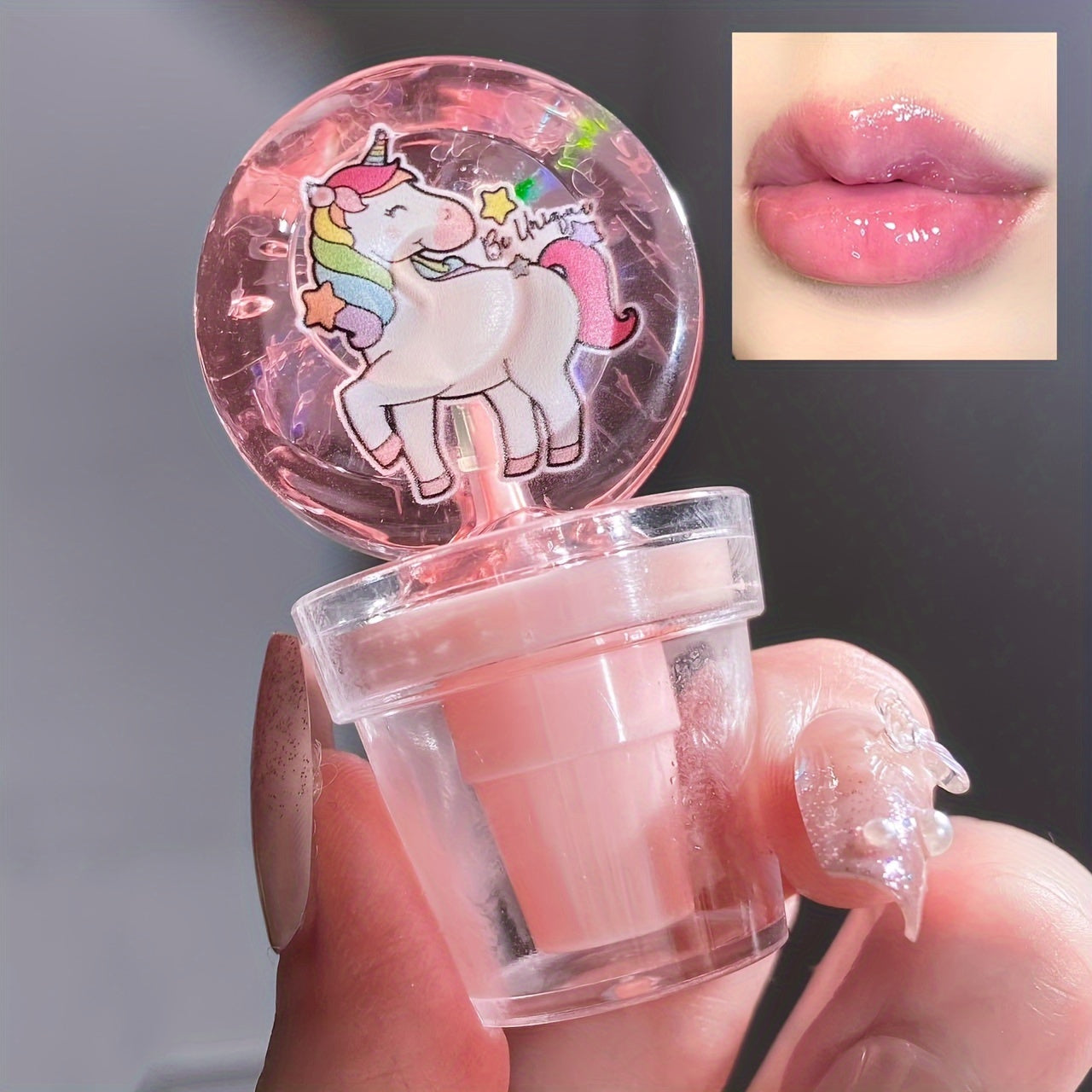 Sweet & Sparkly Cartoon Lip Gloss - LIPOXI