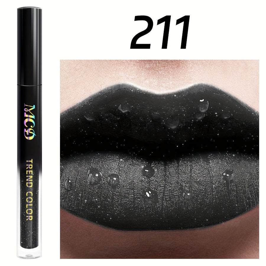 Gothic Black Lip Glaze Set - LIPOXI