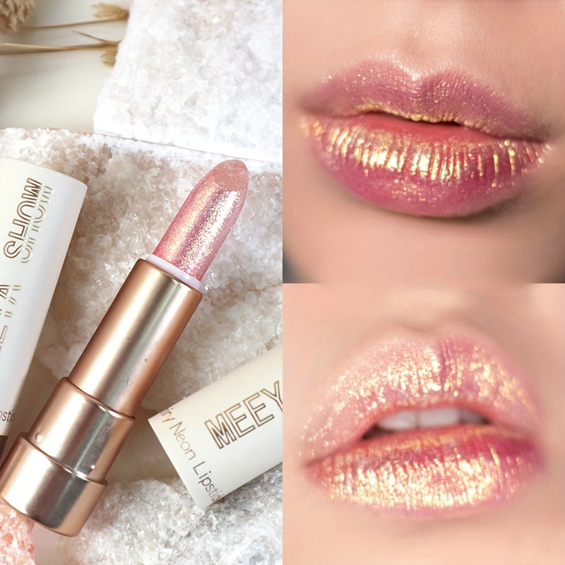 Pinkish Golden Shimmer Lip Gloss - LIPOXI