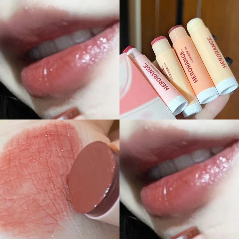1/3PCS Set Colored Lip Balm Moisturizing Lips Tint Waterproof - LIPOXI