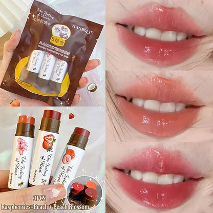 1/3PCS Set Colored Lip Balm Moisturizing Lips Tint Waterproof - LIPOXI