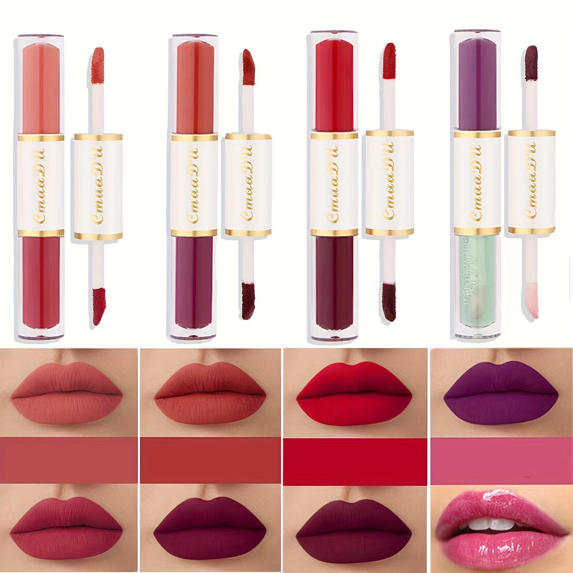 Cmaadu Two Color Liquid Lipstick - LIPOXI