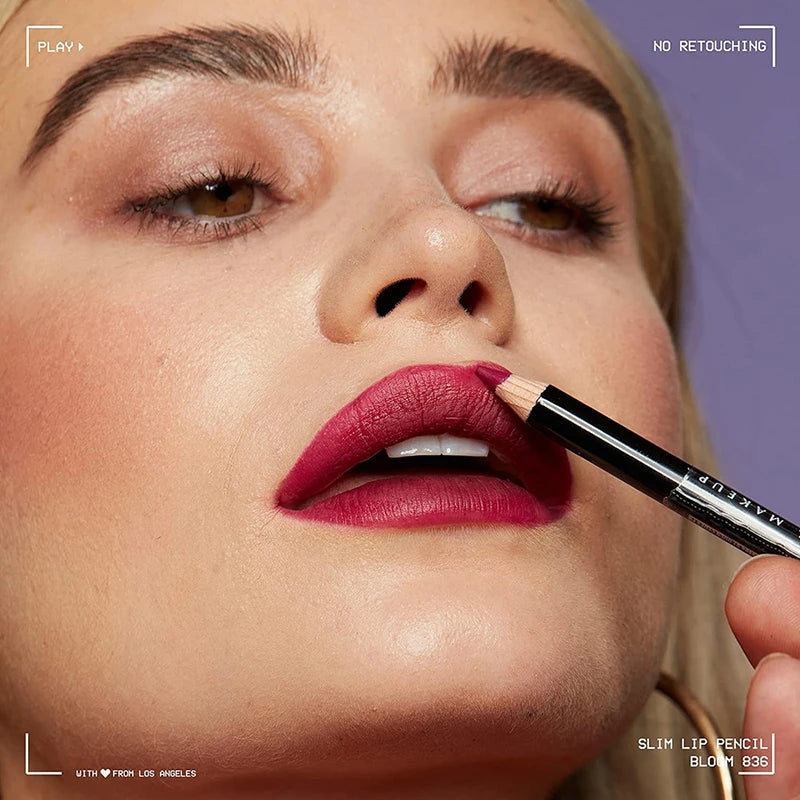 11Color Matte Lipliner Pencil Waterproof Plumping Lip Liner - LIPOXI