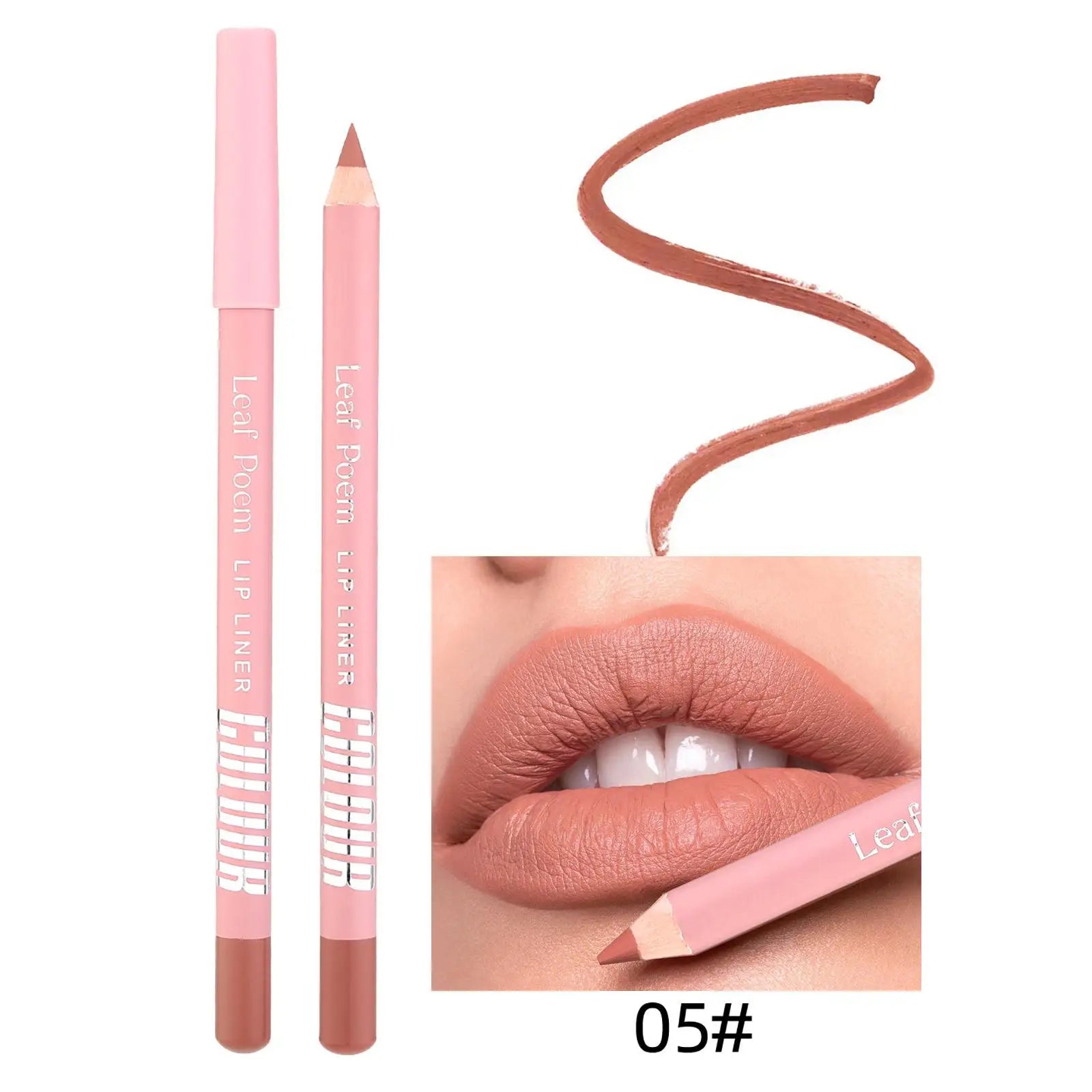 12Color Matte Lipliner Pencil - LIPOXI
