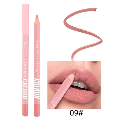 12Color Matte Lipliner Pencil - LIPOXI