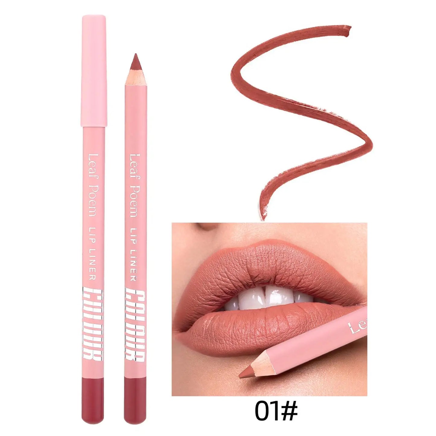 12Color Matte Lipliner Pencil - LIPOXI