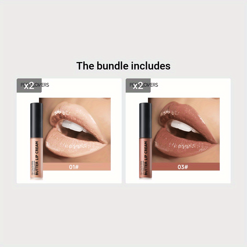 Nude Butter Lip Gloss - LIPOXI