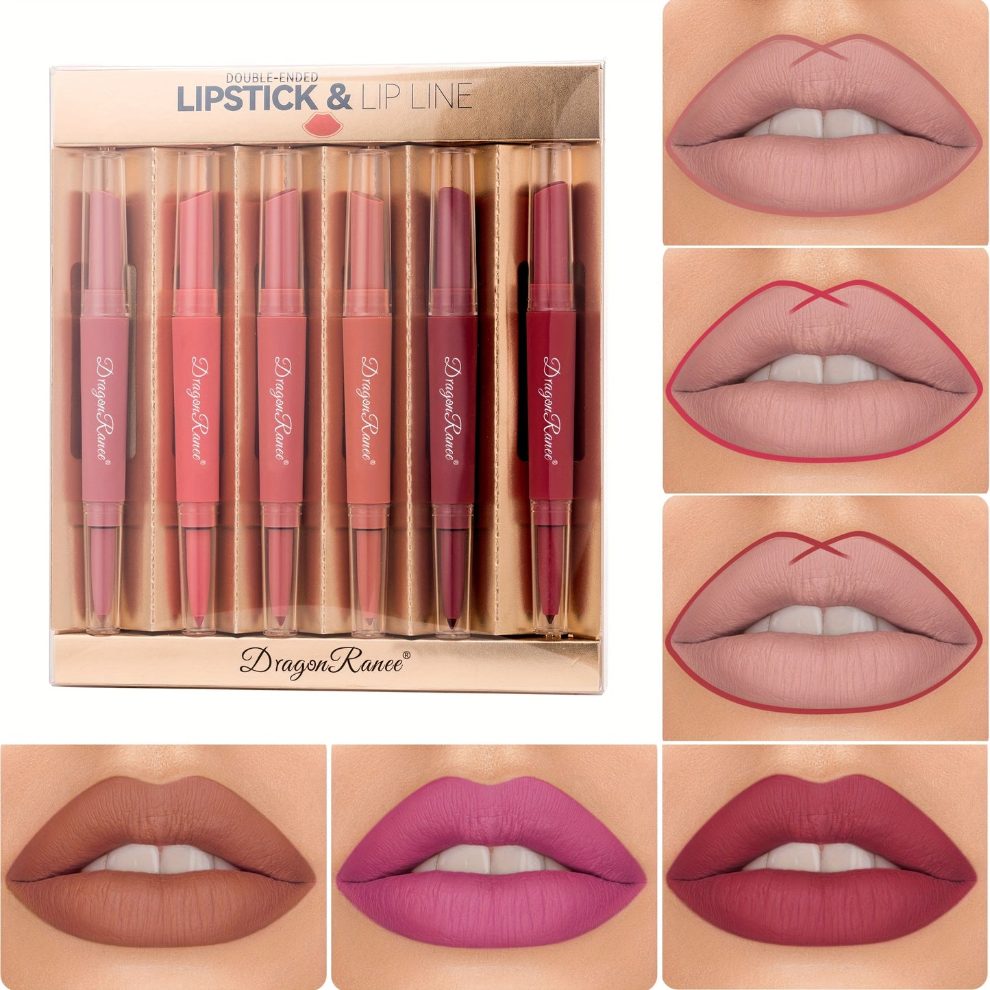 Double-Ended Lipstick Set - LIPOXI