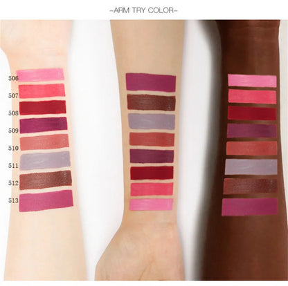 16 Colors Lip Gloss Sexy Pink Liquid Lipstick Long Lasting Velvet Tint - LIPOXI