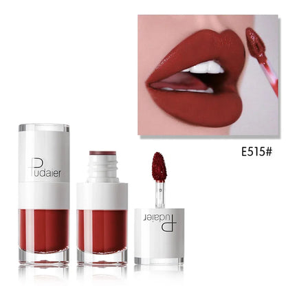 16 Colors Lip Gloss Sexy Pink Liquid Lipstick Long Lasting Velvet Tint - LIPOXI