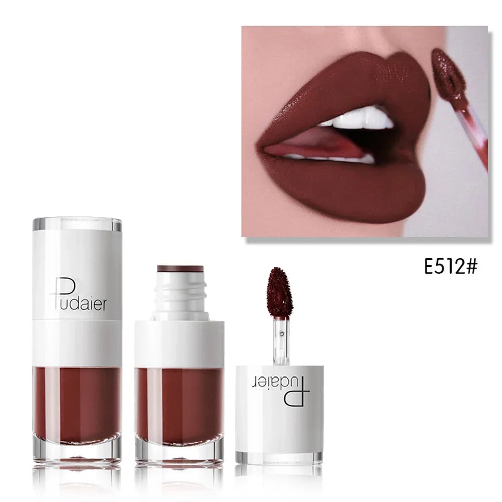 16 Colors Lip Gloss Sexy Pink Liquid Lipstick Long Lasting Velvet Tint - LIPOXI