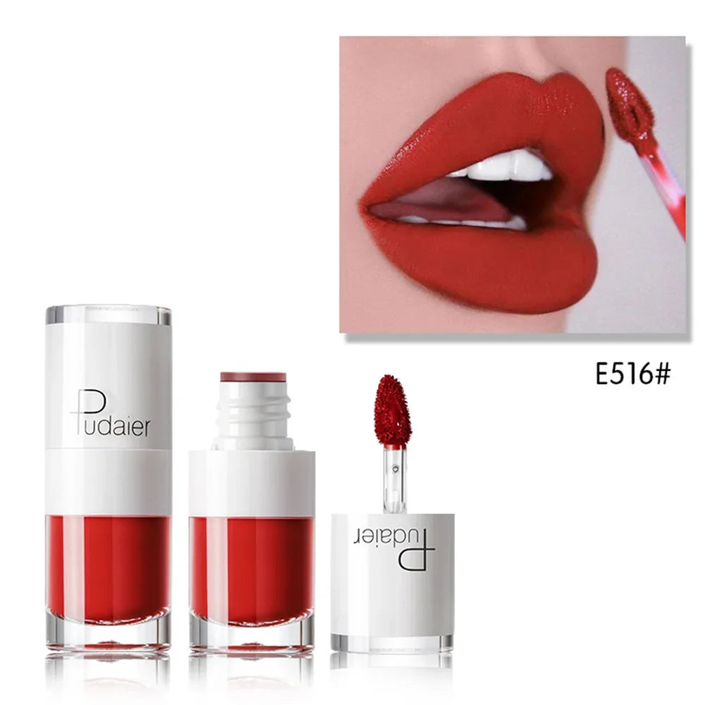 16 Colors Lip Gloss Sexy Pink Liquid Lipstick Long Lasting Velvet Tint - LIPOXI
