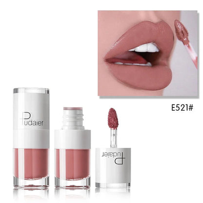 16 Colors Lip Gloss Sexy Pink Liquid Lipstick Long Lasting Velvet Tint - LIPOXI