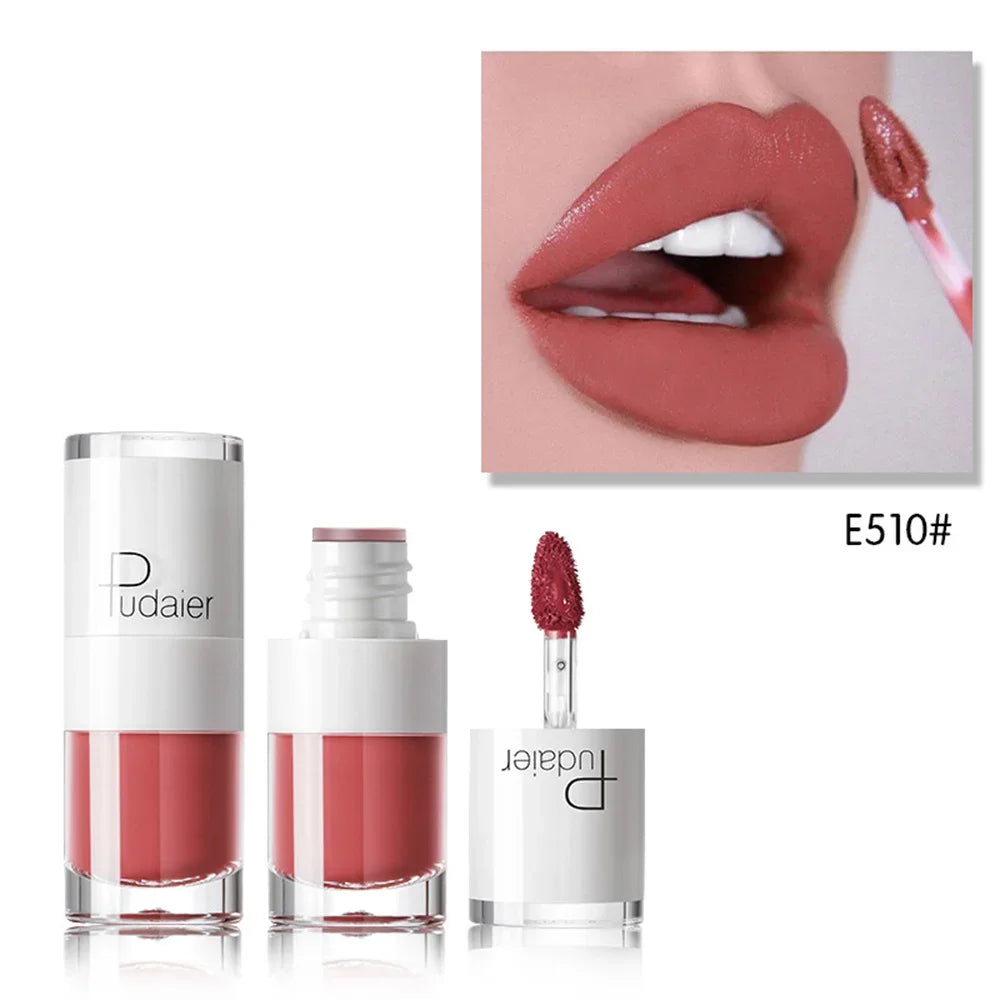 16 Colors Lip Gloss Sexy Pink Liquid Lipstick Long Lasting Velvet Tint - LIPOXI