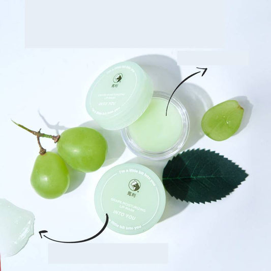 Grape Infusion Lip Mask in Green Bottle - LIPOXI