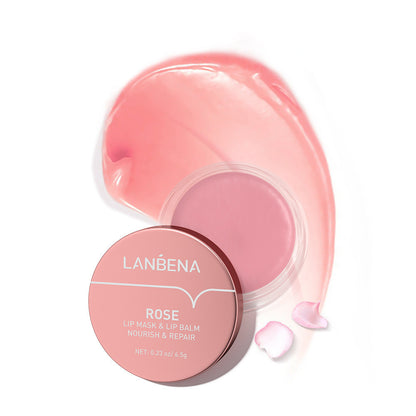 Rose Infused Coconut Aloe Lip Hydration Mask - LIPOXI